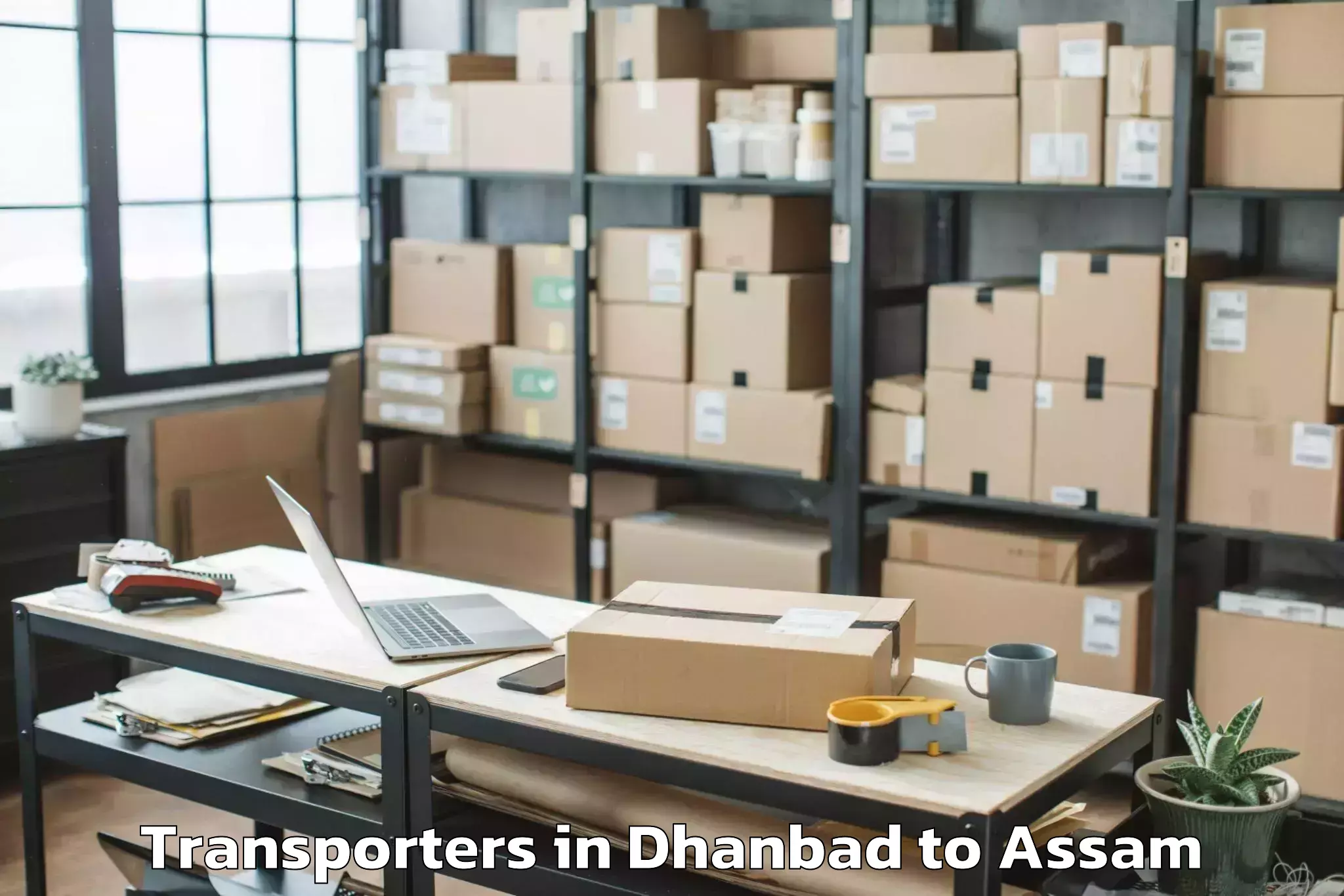 Trusted Dhanbad to Chapar Pt Transporters